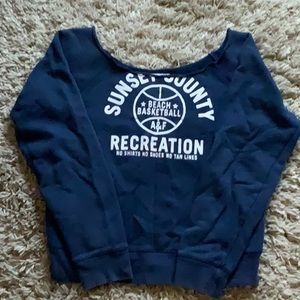 Cropped sweatshirt